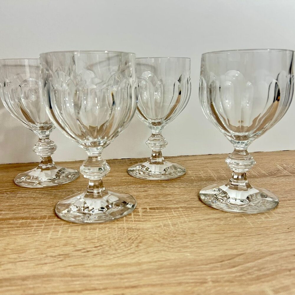 Bernadotte by Villeroy & Boch Set of Four Crystal Water Goblets